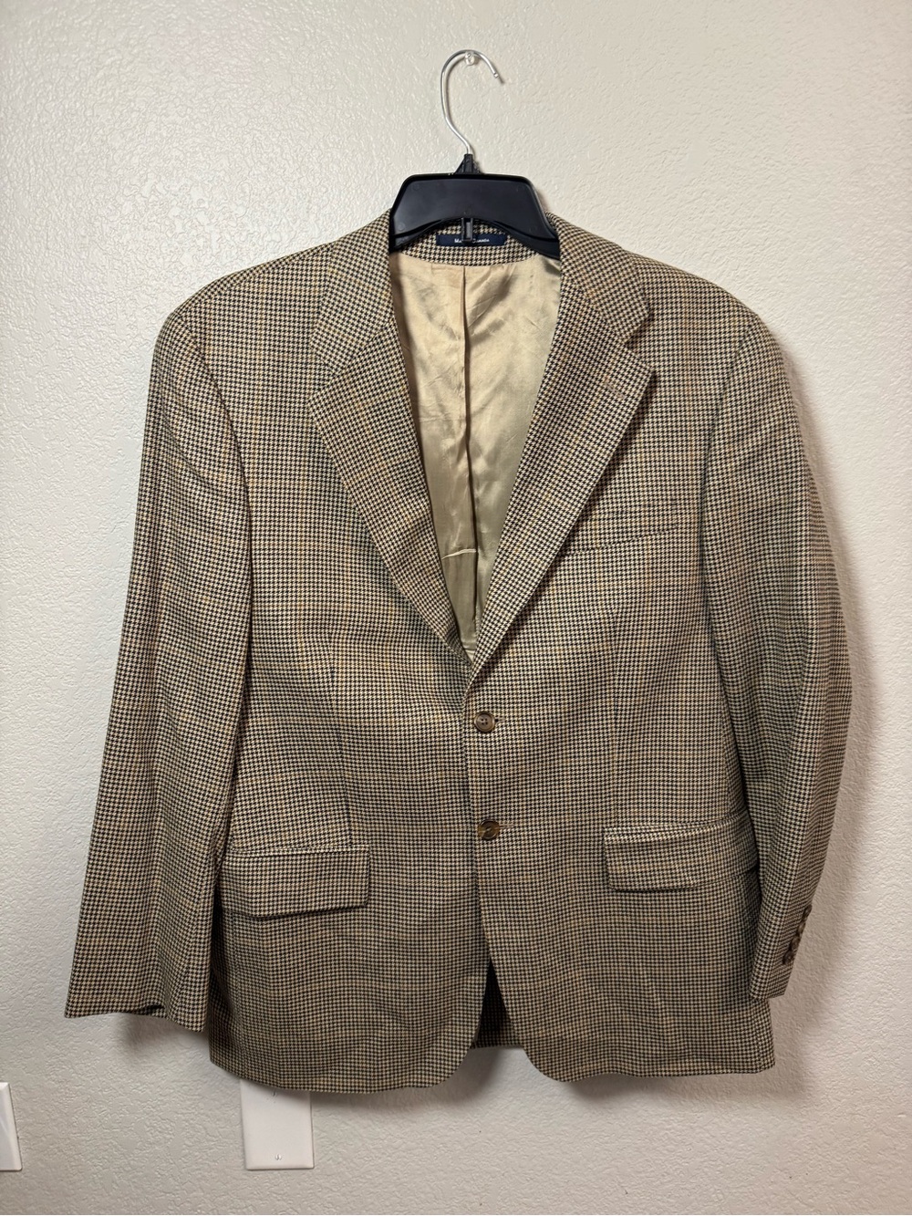Vintage Ralph Lauren Polo University Club Houndstooth Blazer Jacket Canada